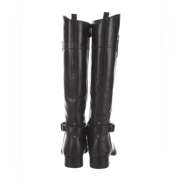 TORY BURCH- Leather Riding Boots Size 9 - Picture 2 of 6